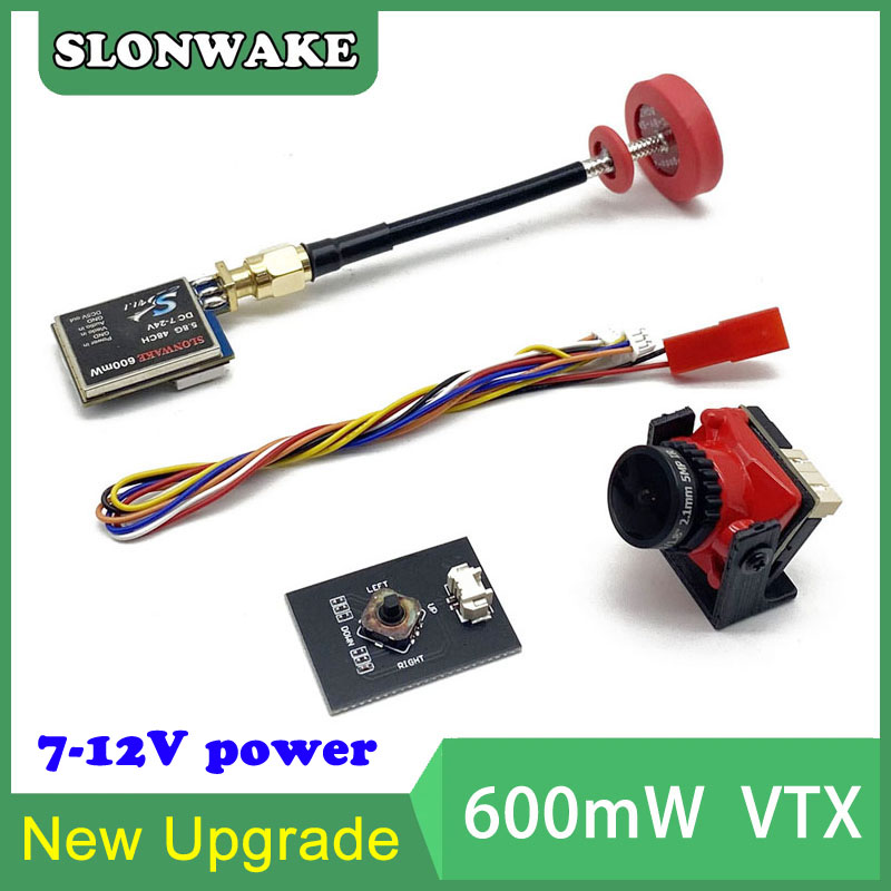 Drone Rc Remote - 5.8G 48CH 600mW 조정 가능한 VTX-CAM