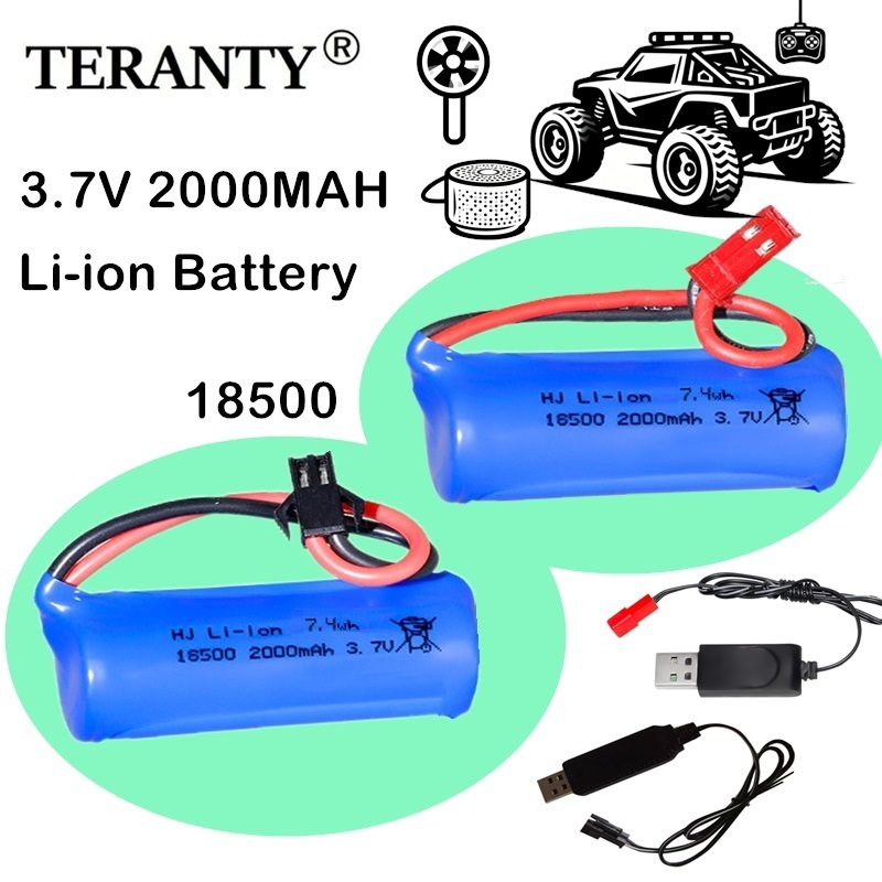 Lipo Battery Charger - 18500 리튬 이온 충전식 배터리 3.7V