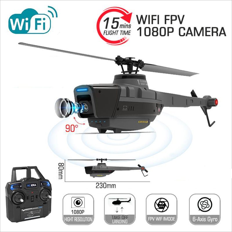 Drone Vs Rc Helicopter - C128 2.4G RC 헬리콥터 4 프로펠러