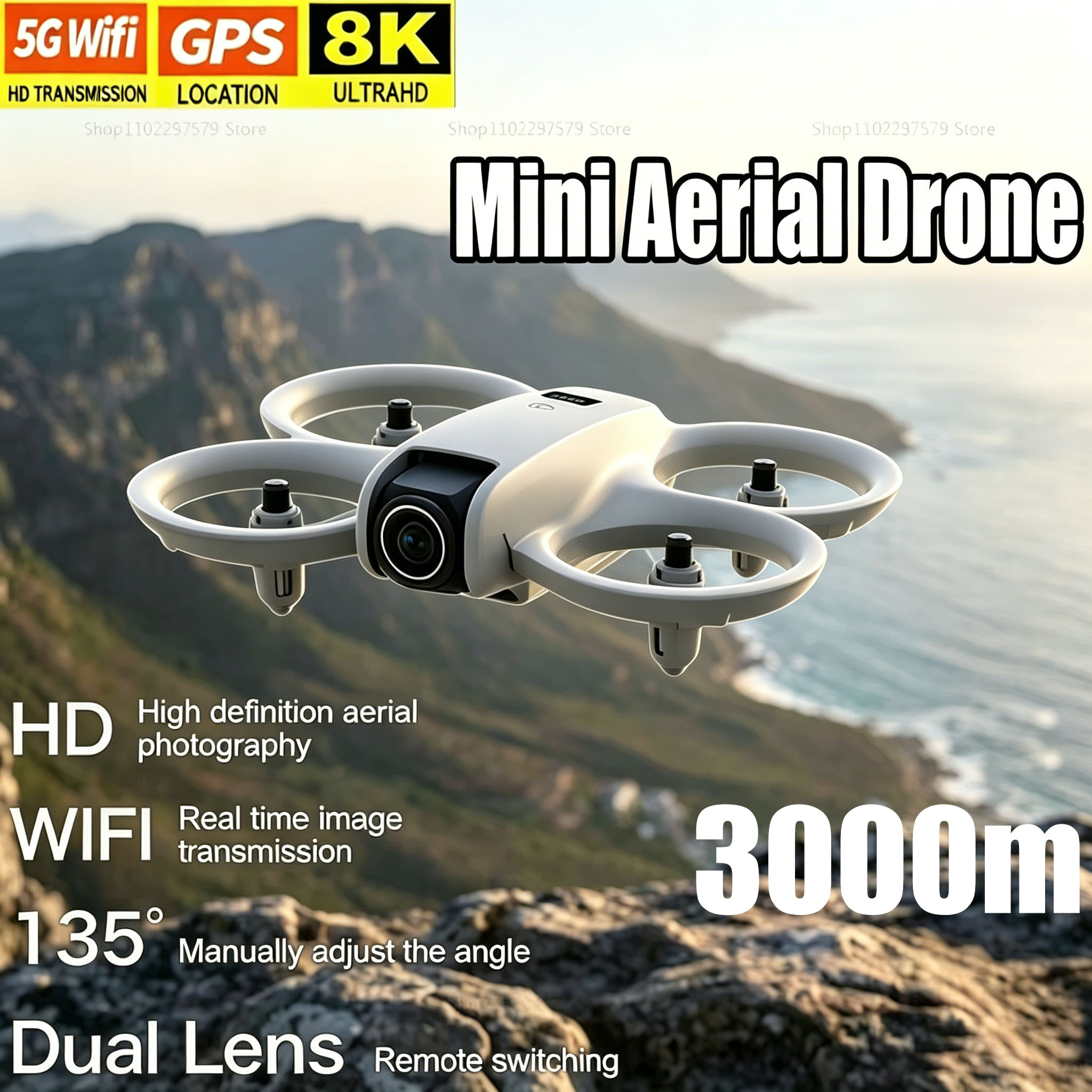 Drone Rc Foldable - 8K HD 카메라가 장착된 미니 드론