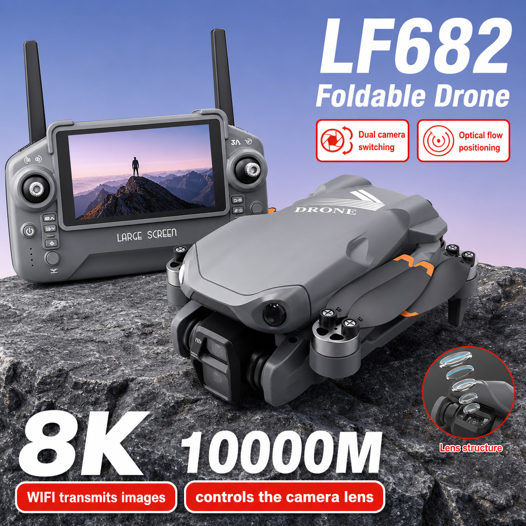 Rc Drone Uav - 항공 사진 촬영 LF682 드론 8K
