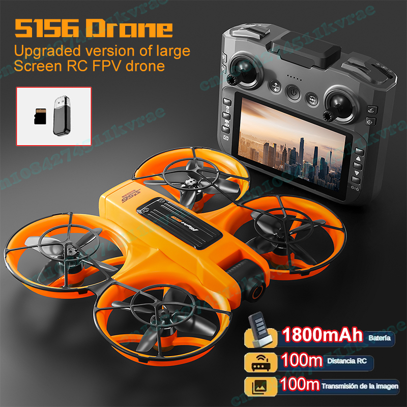 Drone Vs Rc Helicopter - S156 FPV 드론 4K HD 카메라