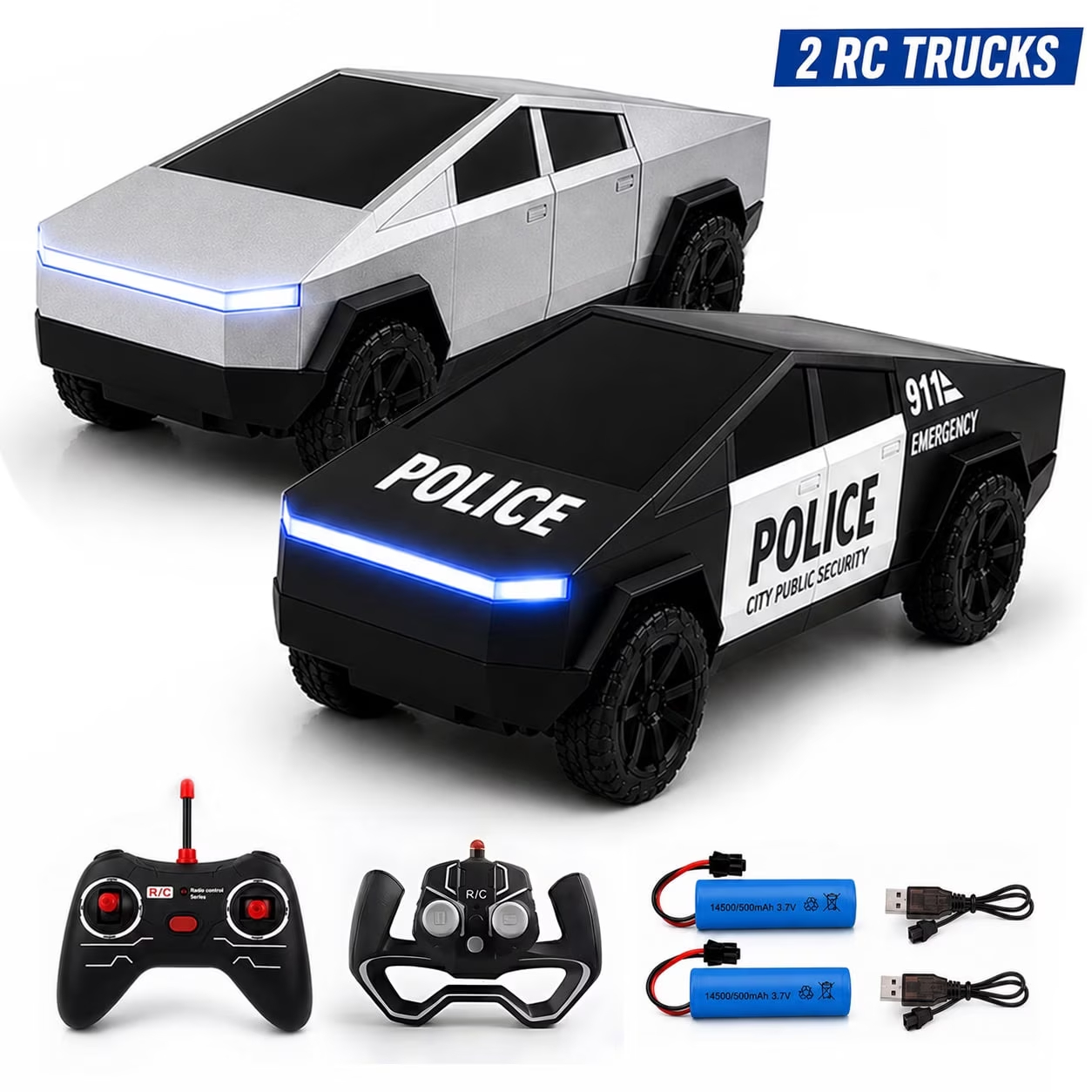 Rc Drift Car Kit - 2개 세트 RC 사이버 트럭 장난감,