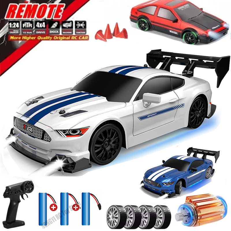 Rc Drift Car Kit - 새로운 1:24 RC 드리프트 자동차, 머스탱