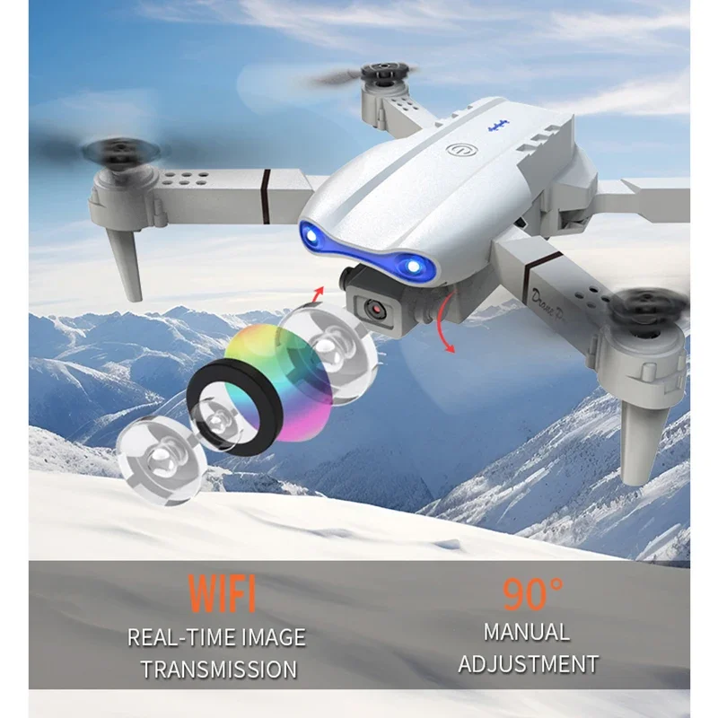 Drone Rc E99 Pro - 듀얼 HD 광각 카메라가 장착된 4K