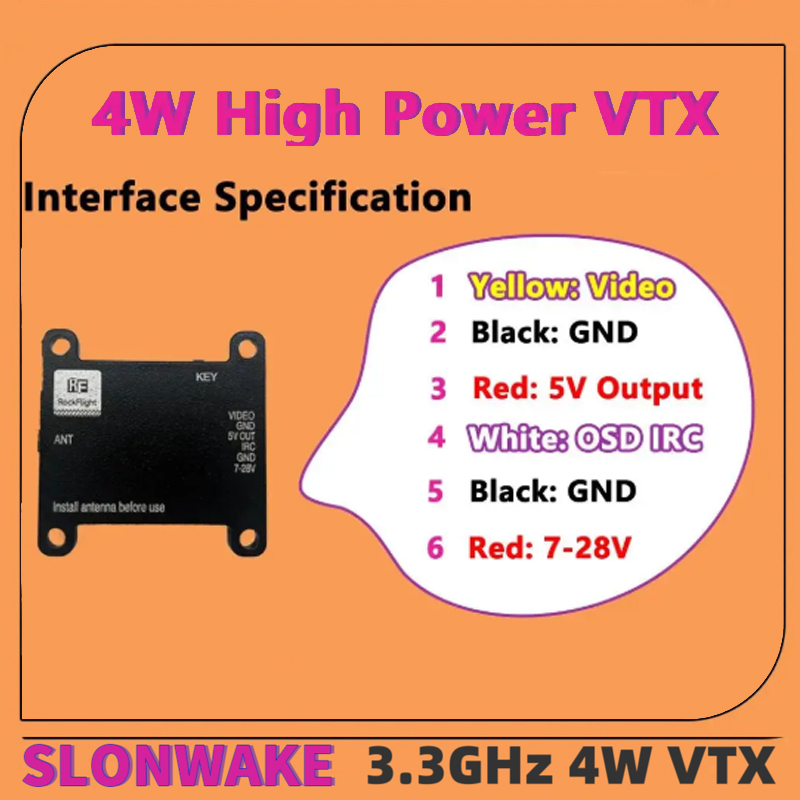 SLONWAKE FPV 3.3G 16채널 4000mW  - Drone Rc Remote 리뷰 및 가격