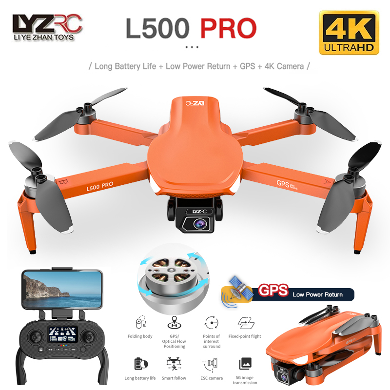 L500 PRO GPS 드론, 4K 전문 HD 듀얼 카 - Drone Vs Rc Helicopter 리뷰 및 가격