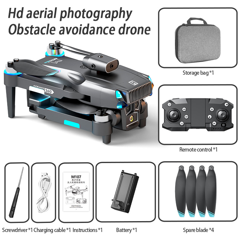 M107 접이식 RC 드론 - 듀얼 HD 카메라, 브러 - Drone Rc Foldable 리뷰 및 가격