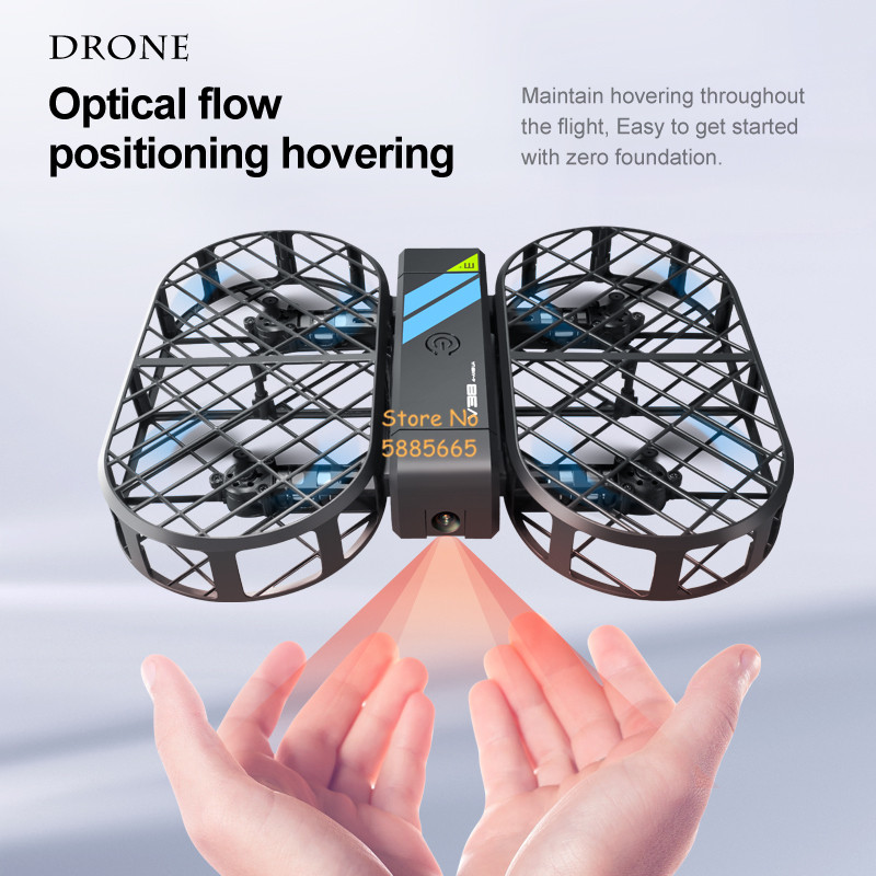 8K HD 카메라 360 °   보호 광학 흐름 위치  - Drone Rc Foldable 리뷰 및 가격