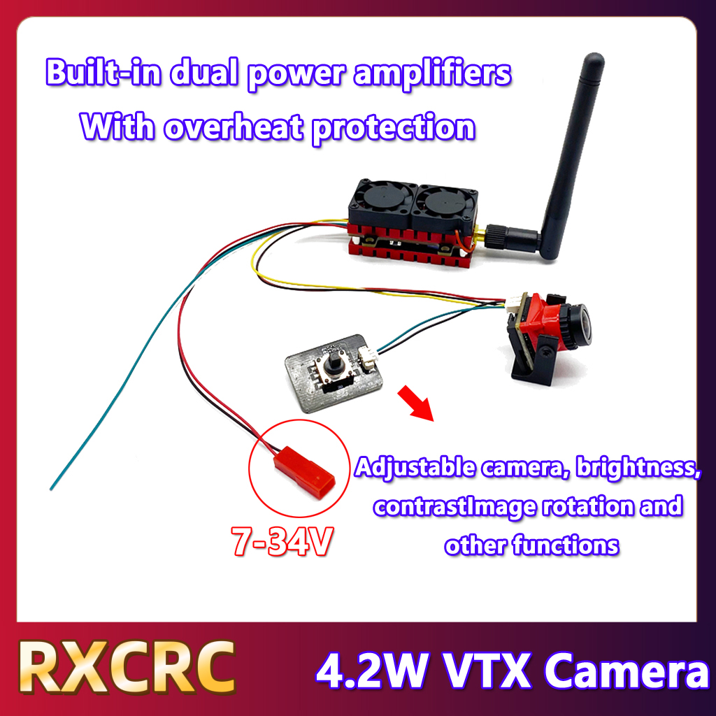 RXCRC 5.8G 48CH 4.2W 고출력 VTX 송 - Drone Rc Remote 리뷰 및 가격