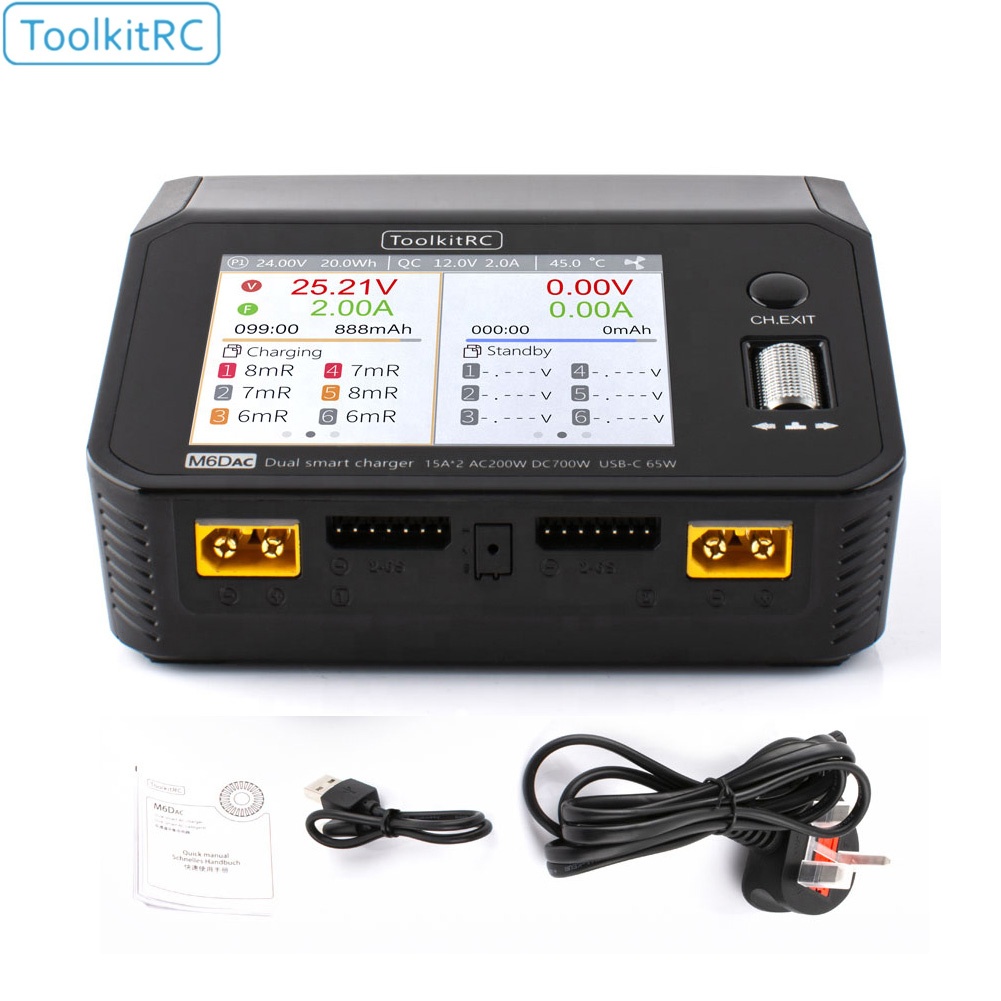 툴킷RC M6DAC 350W X 2 USB-C 65W  - Lipo Battery Charger 리뷰 및 가격
