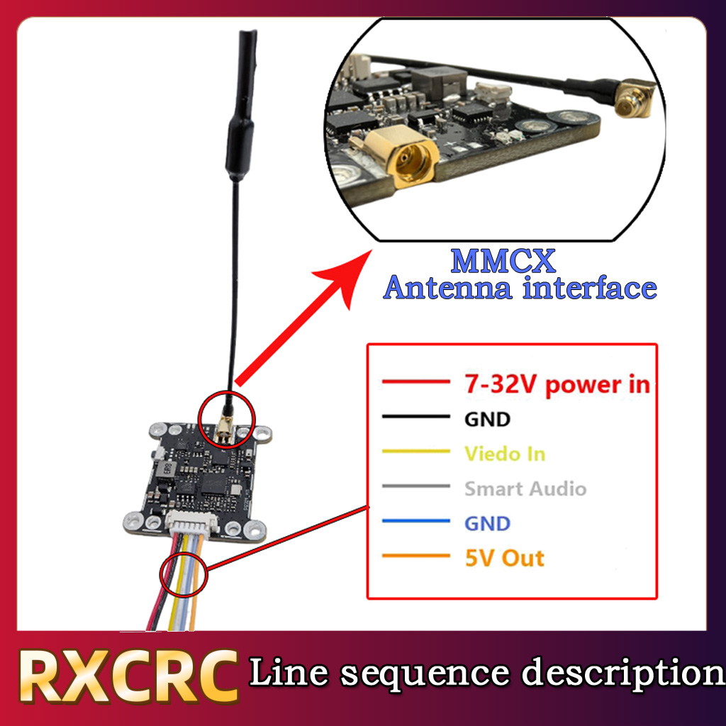 RXCRC 5.8G 모듈 48채널 1.6W VTX 더블 - Drone Rc Remote 리뷰 및 가격