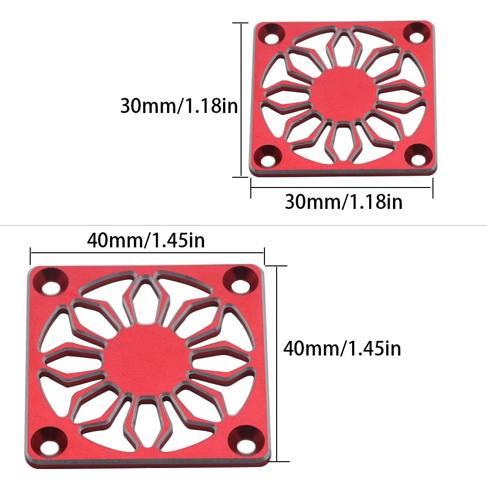 1pcs 알루미늄 합금 냉각 팬 커버 Rc 모터 Esc - Drone Motor Rc Car 리뷰 및 가격