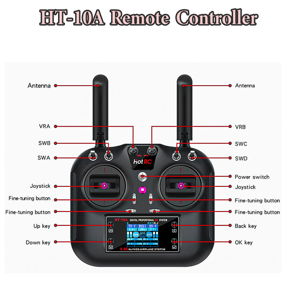 Hotrc Hot RC HT-10A HT10A 2.4G - Drone Rc Kit 리뷰 및 가격