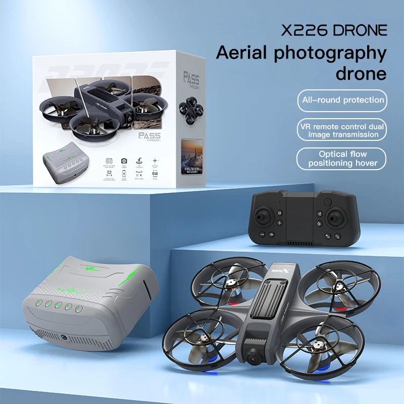 샤오미 X226 VR 드론 8K 항공 HD 듀얼 카메라 - Drone Rc X226 리뷰 및 가격