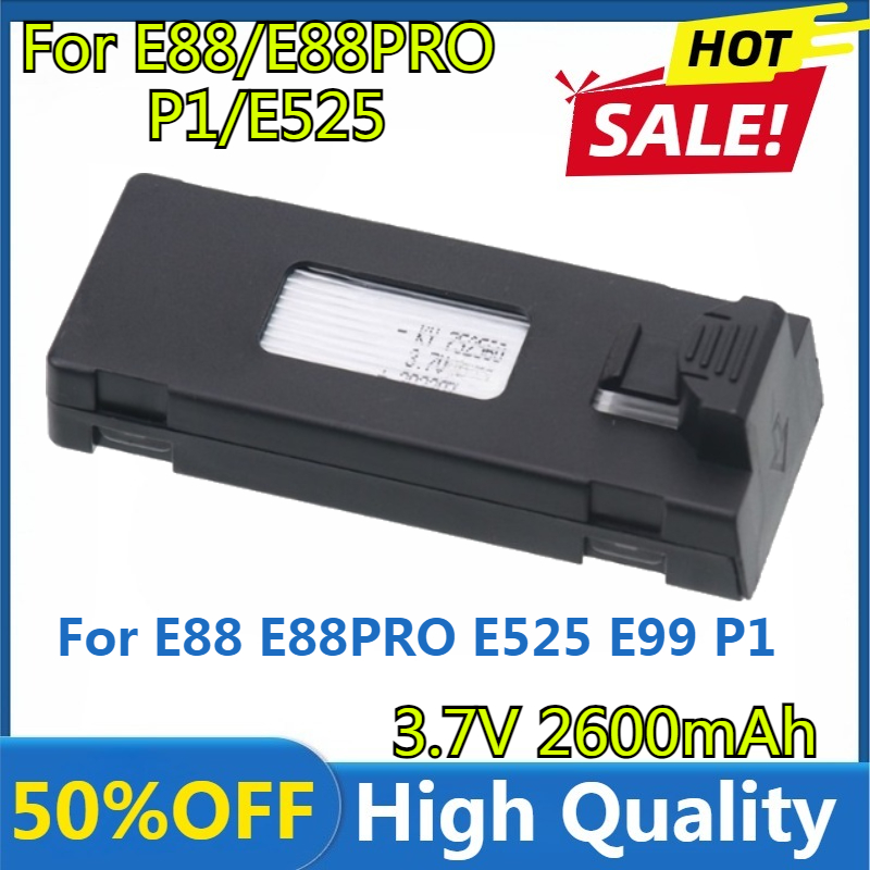 E88 배터리 3.7V 2600mAh 리포 배터리 E8 - Drone Rc E99 Pro 리뷰 및 가격