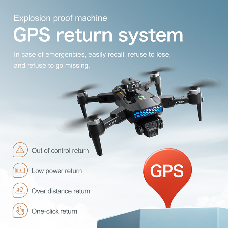 새로운 XT555 GPS RC 드론 카메라 전문가용 4 - Drone Rc Foldable 리뷰 및 가격