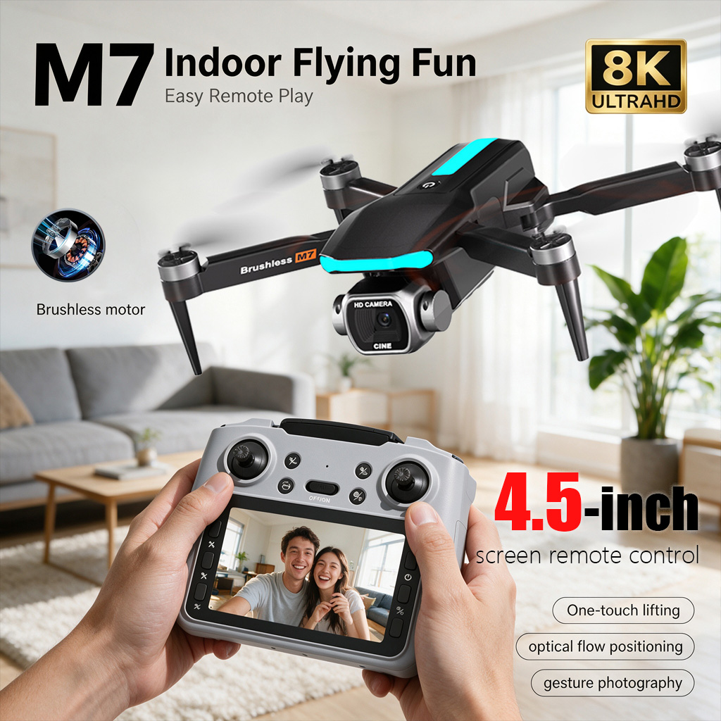 신형 M7 RC 드론 전문가용 8K 듀얼 카메라 접이식 - Drone Rc Foldable 리뷰 및 가격