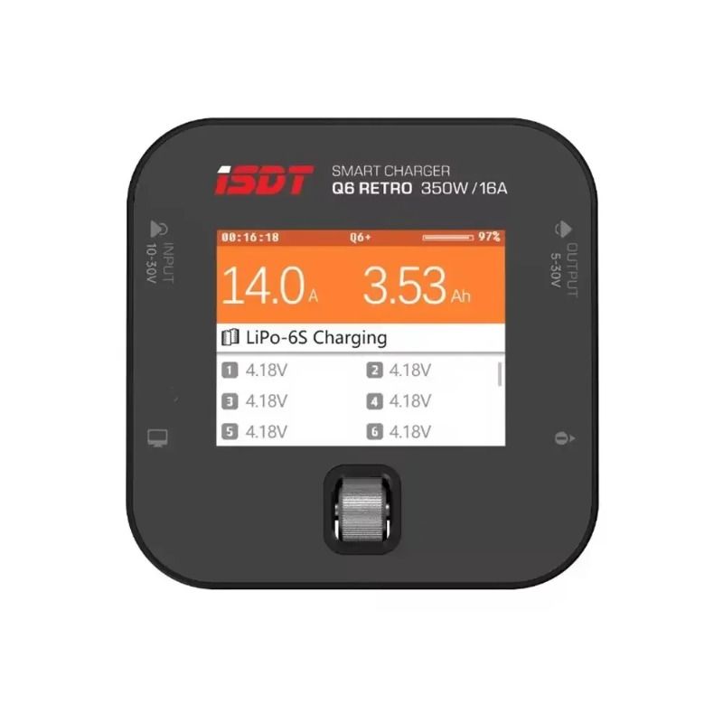 ISDT Q6 레트로 DC 충전기/방전기 350W 16 - Drone Smart Rc 리뷰 및 가격