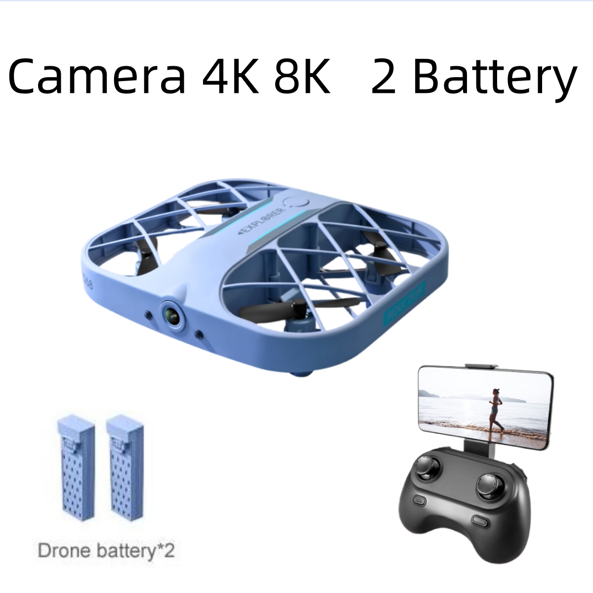 JJRC H107 FPV RC 드론(배터리 2개 포함) - Drone Ae Rc 리뷰 및 가격